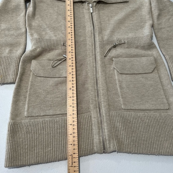 Banana Republic women sweater adjustable merino wool  blend drawstring waist M - Picture 5 of 10